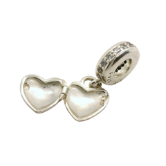 Genuine Pandora 791524CZ My Beautiful Wife Forever & Always Locket Bead Charm