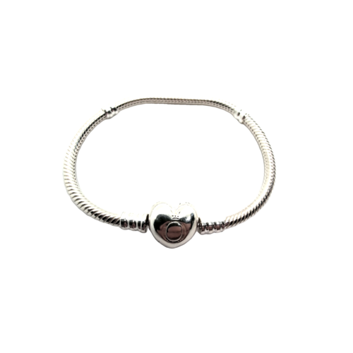 Genuine 20cm 590719 Moments Heart Clasp Snake Chain Bracelet (fits 18cm wrist)