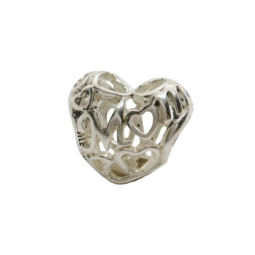 Genuine Pandora 791519 Motherly Love Openwork Mum Heart Mom Charm