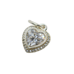 Pandora 390366CZ Women's Pendant Love Charm 925 Silver & White Cubic Zirconia