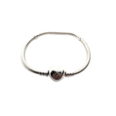 Genuine 16cm 590719 Moments Heart Clasp Snake Chain Bracelet (fits 14cm wrist)