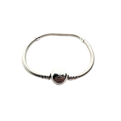 Genuine 16cm 590719 Moments Heart Clasp Snake Chain Bracelet (fits 14cm wrist)