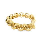 9" Pre-owned 9CT Gold Belcher Bracelet (55.7g) - Goldbank Jewellers