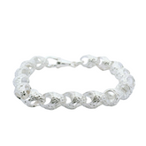 8" New Silver 925 Acorn Belcher Bracelet (31.67g) - Goldbank Jewellers