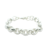 8.5" New Silver 925 Belcher Bracelet (34.51g) - Goldbank Jewellers