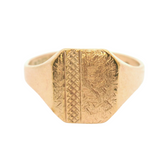 9CT Pre-owned Signet Ring (Size Y) - Goldbank Jewellers