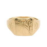 9CT Pre-owned Signet Ring (Size S) - Goldbank Jewellers