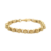 7.5" New 9CT Elegant Heart Inspired Bracelet (17.6g)