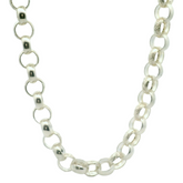 22" New Silver 925 Belcher Chain Necklace (74.5g)