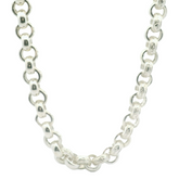 20" New Silver 925 Belcher Chain Necklace (126g)