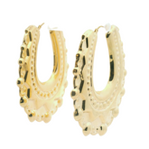 9CT New Creole Earrings (58mm x 54mm)