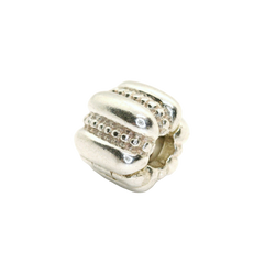 Genuine Pandora 790446 Charm Dots & Ridges Barrel
