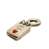 Genuine Pandora 797835CZ Love Notes Hanging Red Heart I Love You Charm