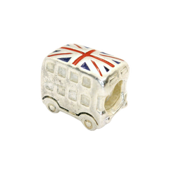 Genuine Pandora 791049ER Union Jack Bus Charm