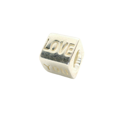 Genuine Pandora 790200 I Love You Cube with 14CT Gold Heart Charm