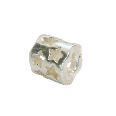 Genuine Pandora 790348 Openwork Stars Barrel Charm