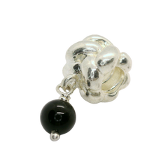 Genuine Pandora 790388O Black Onyx Dangle Charm
