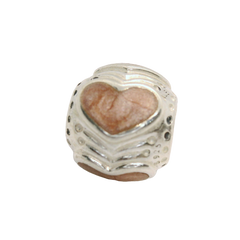 Genuine Pandora 790591EN28 Pink Enamel Rose Hearts Charm