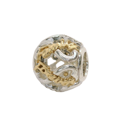 Genuine Pandora 791525CZ Family Forever Silver & 14ct Gold Charm