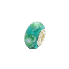 Genuine Pandora 790649 Teal Flowers for You Charm