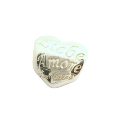 Genuine Pandora 791111 Language of Love Amore Heart Charm