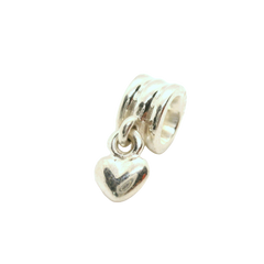 Genuine Pandora 790276 Silver Hanging Heart Dangle Charm