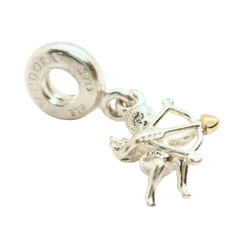 Genuine Pandora 791251 Cupid Drop Sterling Silver with 14ct