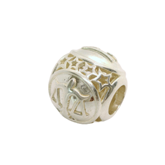 Genuine Pandora 791942 Sterling Silver Openwork Libra Zodiac Star Sign Charm