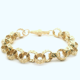 8.5" New 9CT Belcher Bracelet (24.8g)