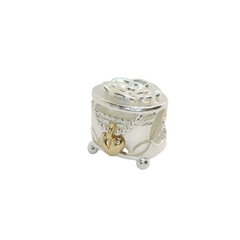 Genuine PANDORA 791019 Sterling Silver and 14K Gold Pandora's Box Charm - Goldbank Jewellers