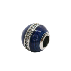 Genuine PANDORA 796377EN63 Midnight Blue Orbit Enamel Charm