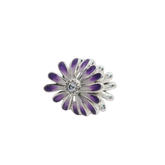 Genuine PANDORA 798775C02 Purple Daisy Flower Charm