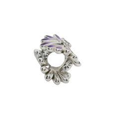 Genuine PANDORA 798775C02 Purple Daisy Flower Charm