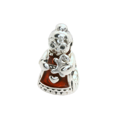 Genuine PANDORA 792005EN07 Mrs. Santa Claus Charm