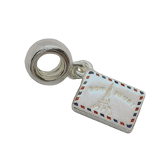 Genuine PANDORA 791711ENMX Wish You Were Here Dangle Charm