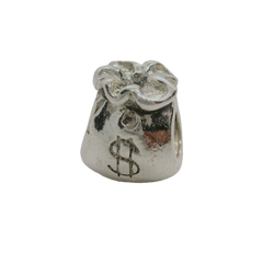 Genuine Pandora 790332 Money Bags Charm "$" Sign Sterling Silver Charm