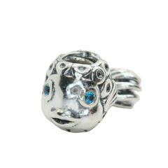 Genuine PANDORA 791108TPP Sterling Silver Splish Splash Blue Topaz Charm