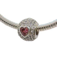 Genuine PANDORA 791815CZS Enchanted Hearts Charm Only