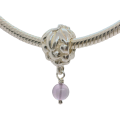 Genuine PANDORA 790481AM Cabernet Grape Sterling Silver Dangle Charm Only