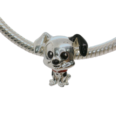 Genuine PANDORA 798846C01 Disney Patch the Dog Charm Only