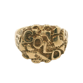 9CT Pre-owned Gold Nugget Ring (Size Y)