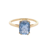 9CT Pre-owned Ladies Elegant Stone Set Ring (Size R)