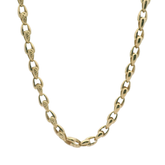 22" Pre-owned 9CT Tulip Chain Necklace (32.2g)