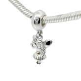 Genuine PANDORA 791032 Silver & 14k Gold Fairy Dangle Charm Only