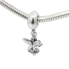 Genuine PANDORA 791032 Silver & 14k Gold Fairy Dangle Charm Only