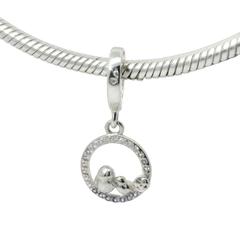 Genuine PANDORA 797060NPRMX Mother & Baby Bird Dangle Charm Only