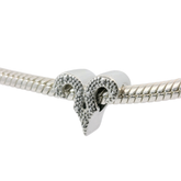 Genuine PANDORA 798416C01 Sparkling Aries Zodiac Star Sign Charm Only