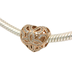 Genuine PANDORA 780003CZ ROSE ALE R Love & Appreciation Charm Only