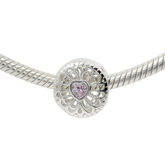 Genuine PANDORA 791955PCZ Silver Love & Friendship Charm Only