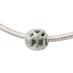 Genuine PANDORA 798950C00 Openwork Starfish, Shells & Hearts Charm Only